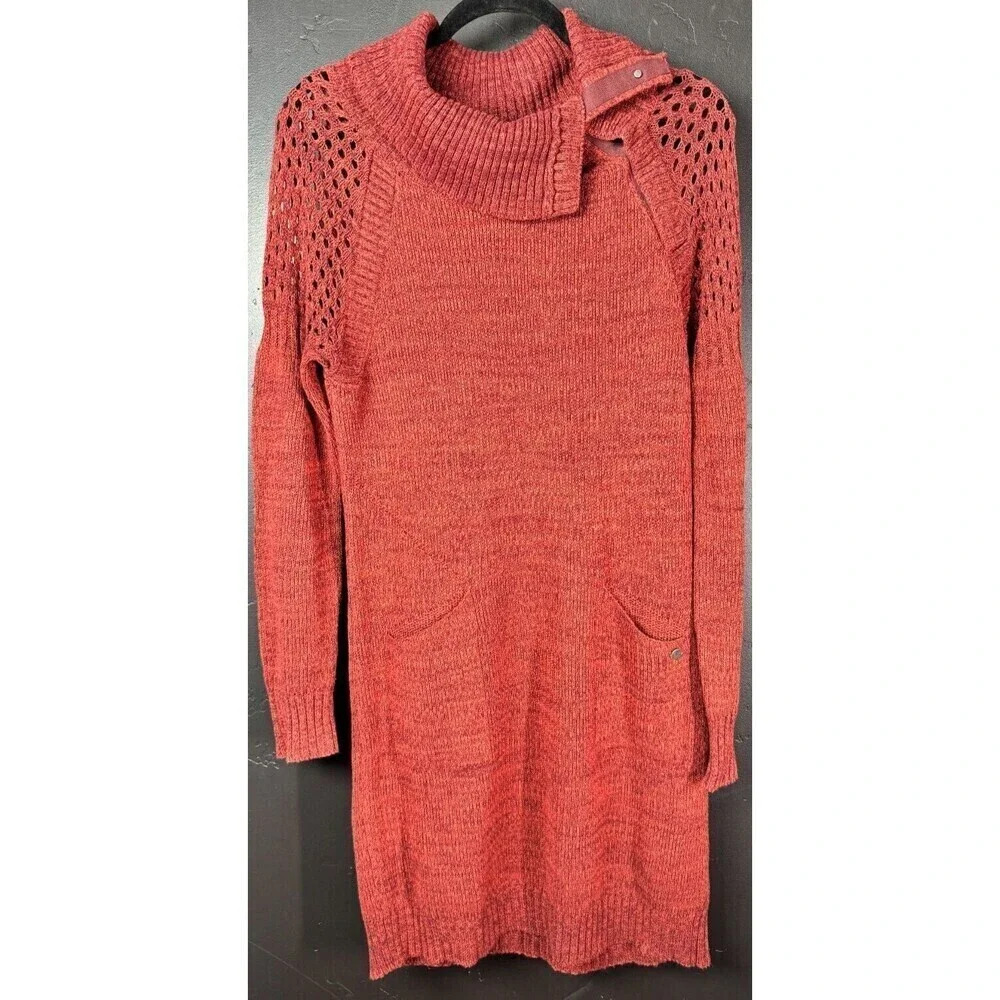 Prana Red Sweater Dress